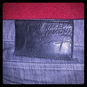 RARE Authentic Naked and Famous Glow In The Dark